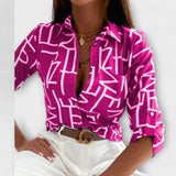 Blusa con colletto classico