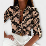 Blusa con colletto classico