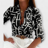 Blusa con colletto classico