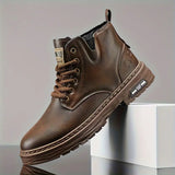 Ambrose - Stivali Casual Eleganti Con Lacci E Zip Robusti