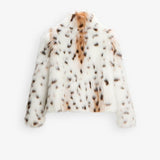GIACCA IN FINTA PELLICCIA LEOPARDO