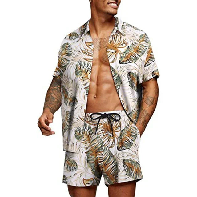 Set casual stampato per uomini