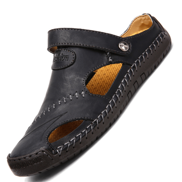 Chris - Sandali in pelle ortopedici comfort e sostegno
