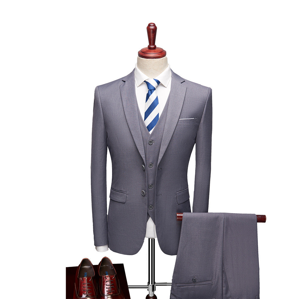 Set di abito formale da uomo 3 pezzi