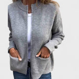 Noelle - Cardigan in cotone lavorato a maglia