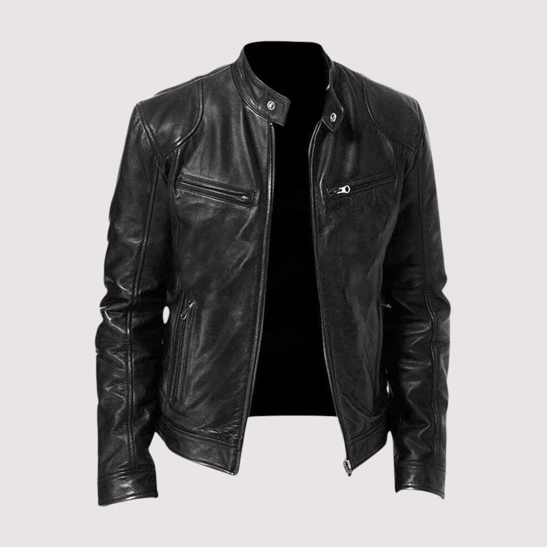 Marc - Giacca In Pelle Da Uomo Elegante E Versatile Qualità
