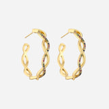 Julenyssa | Orecchini Wave in Oro 18K