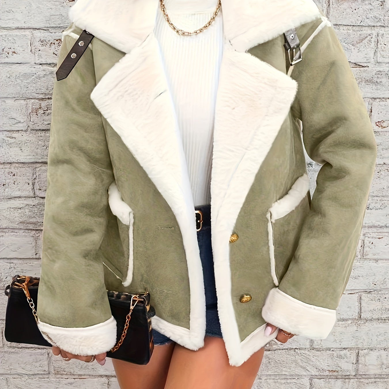 Isabella™ Giacca Invernale Foderata in Pelliccia Sintetica