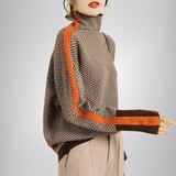 Clarabella - Maglione a Collo Alto Mélange