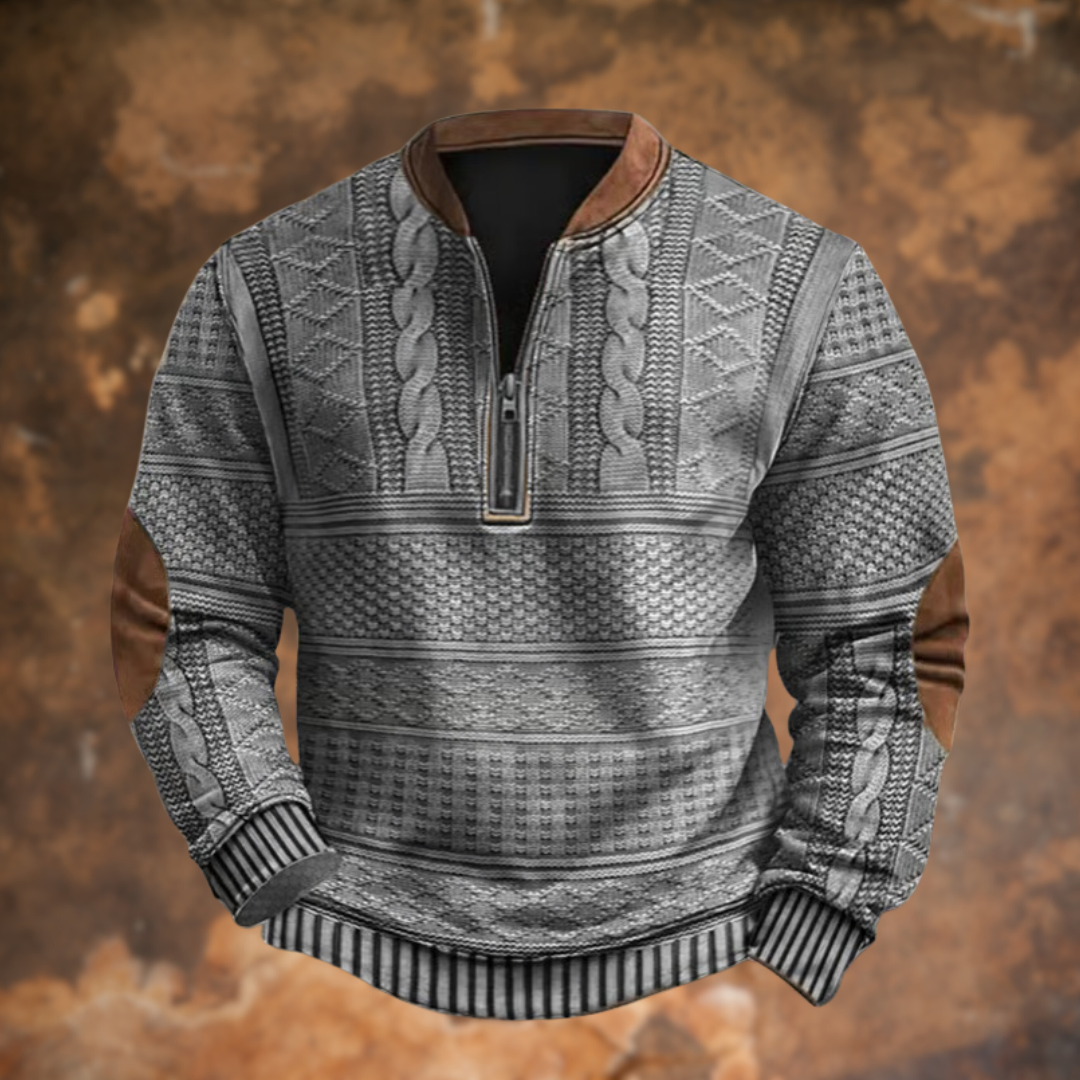 Buffalo | Maglione a maglia con zip
