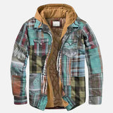 Nohr - Gilet patchwork a quadri, stile parigino