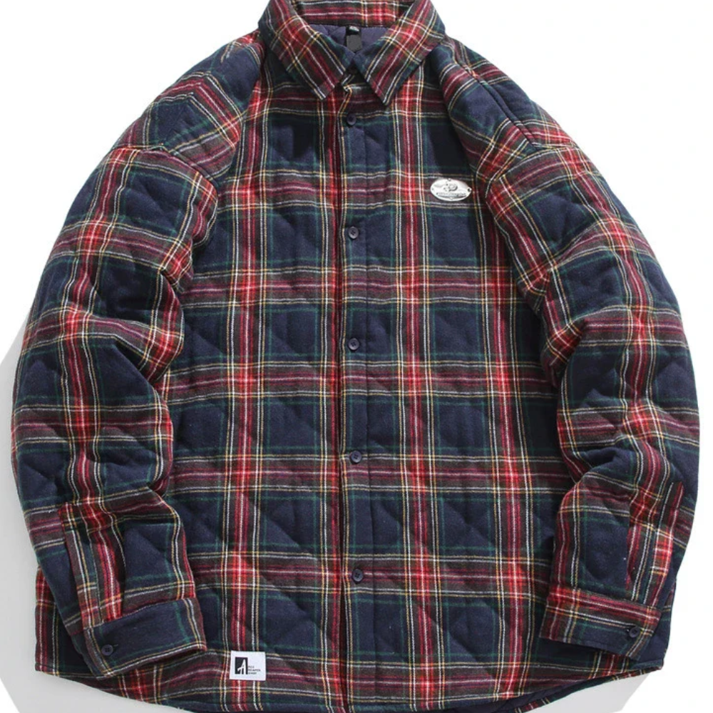 Giacca Imbottita in Cotone Vintage