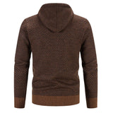 Maren | Giacca a maglia con cappuccio e foderato in fleece