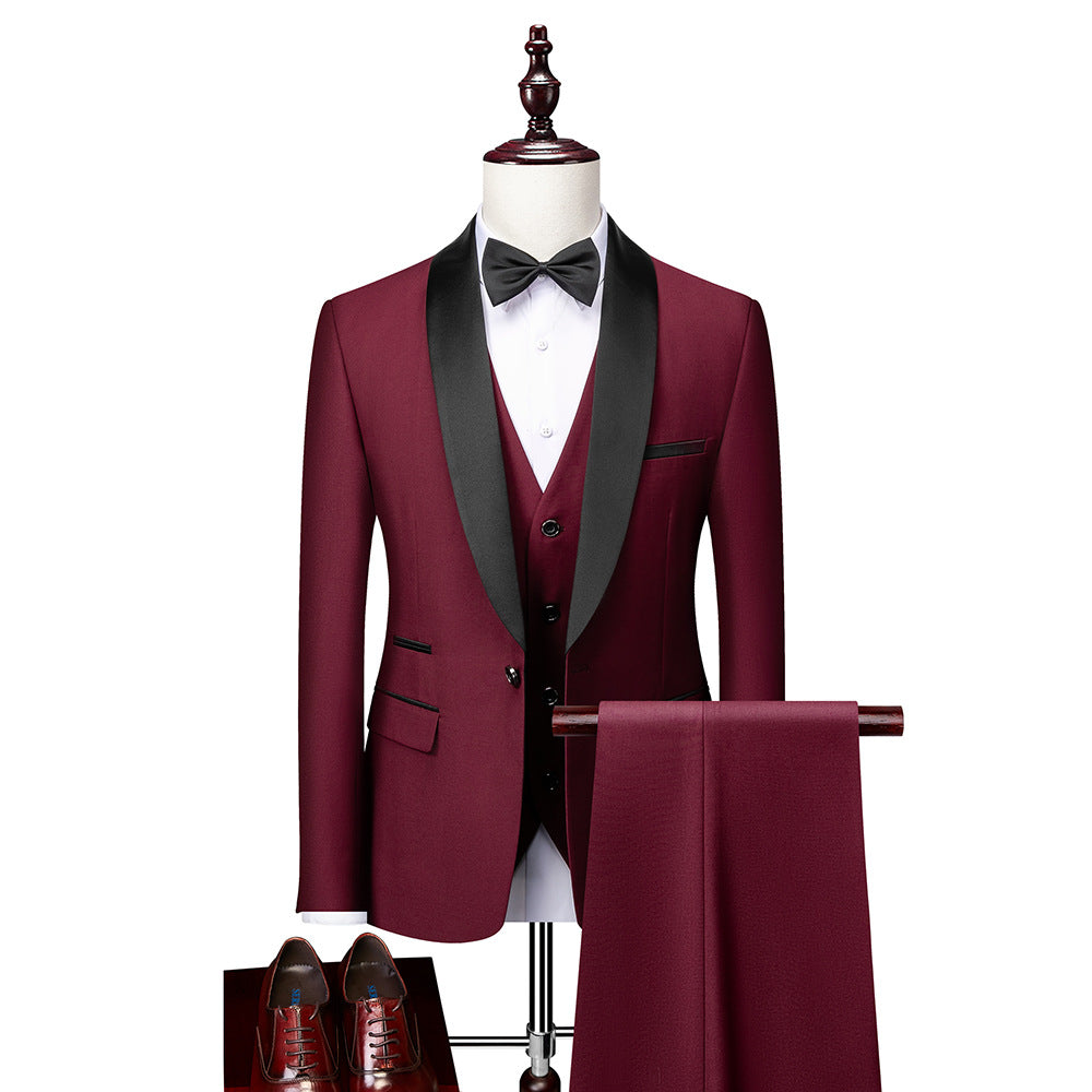 Set di abbigliamento da uomo slim fit a 3 pezzi