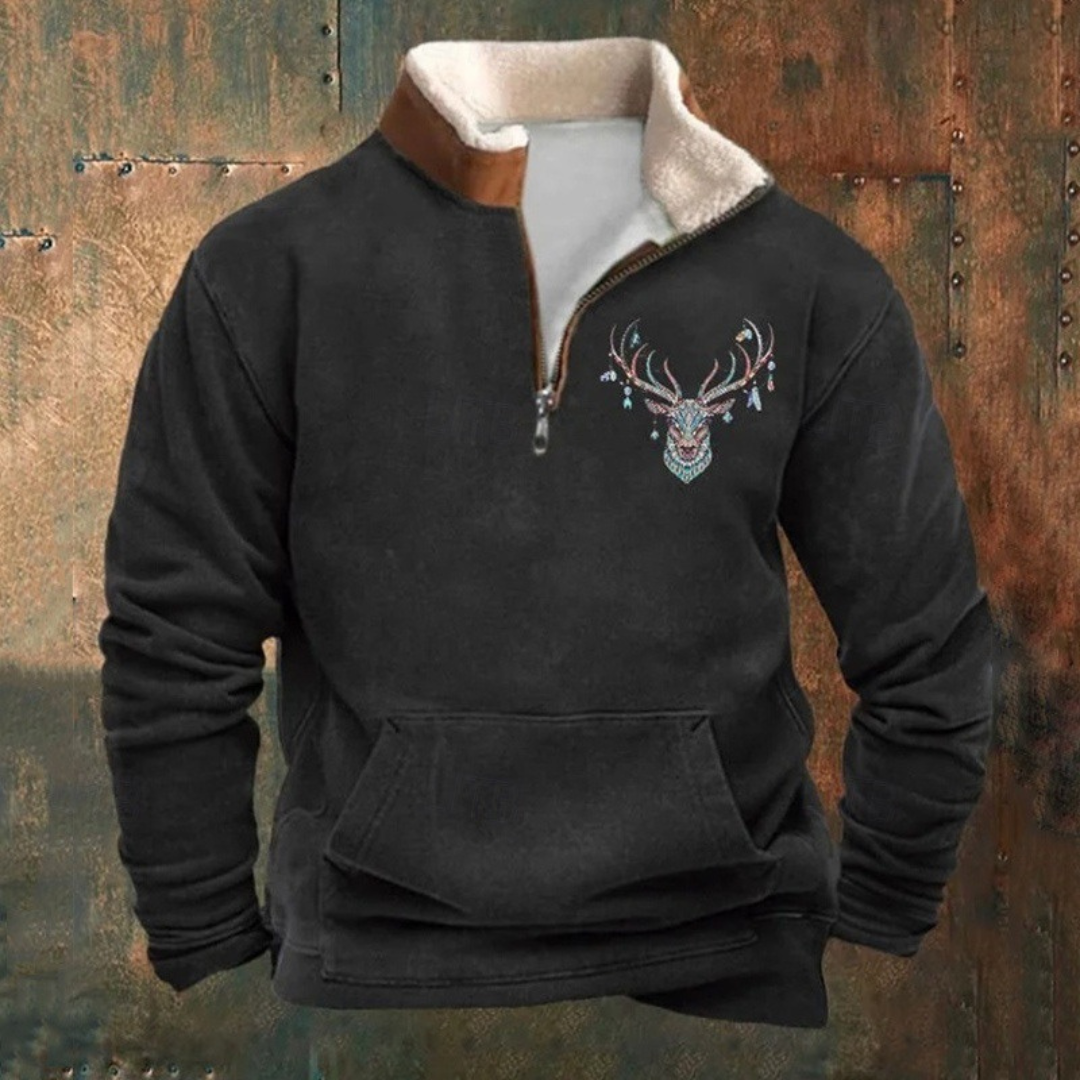 PIERRE - MAGLIONE A QUARTO ZIP