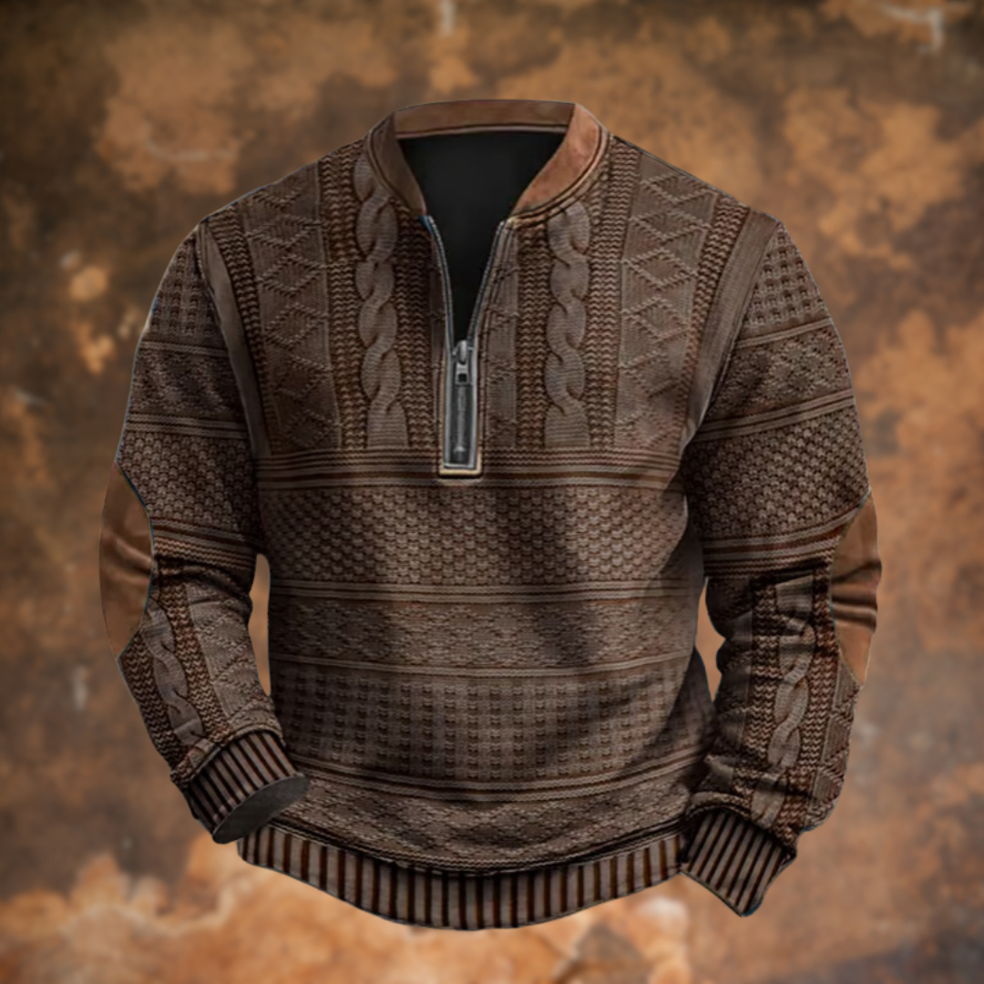Buffalo | Maglione a maglia con zip