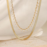 Marizanne | Collana Serpente di Lusso & Set di Gioielli con Perle in Oro 18K