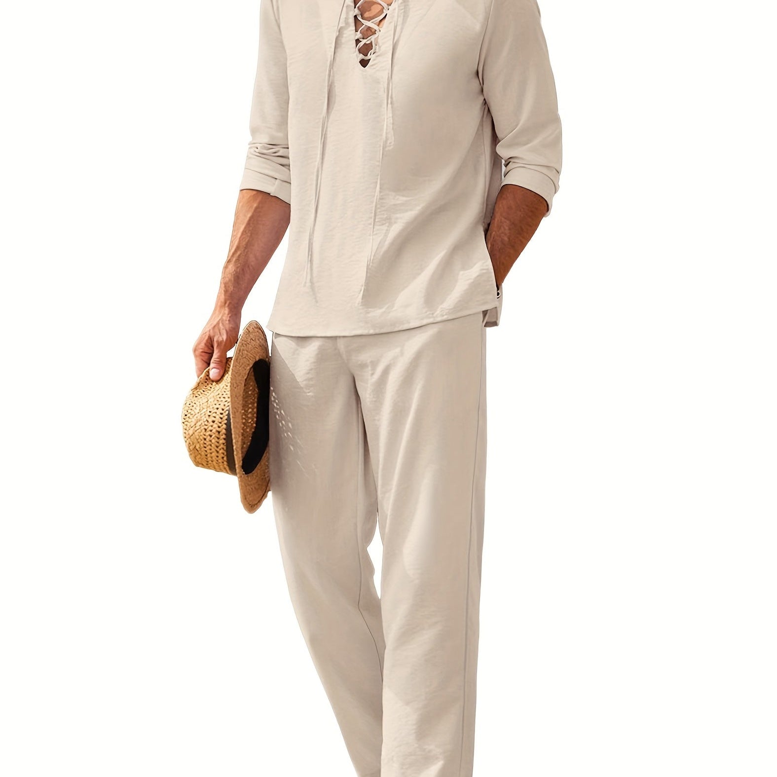 Set di stoffa bianco per uomini