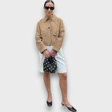 Naomi – Giacca in suede elegante con taglio classico