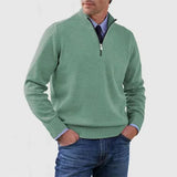 Howard  –  Pullover a mezza zip raffinato
