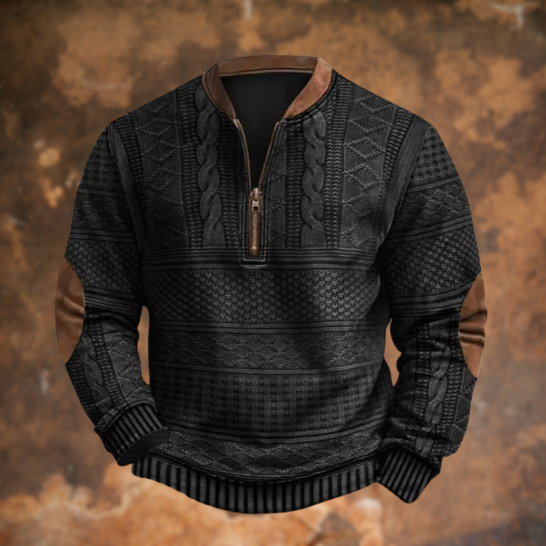 Buffalo | Maglione a maglia con zip