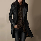 Victoria - Cappotto in Pelle Lussuoso