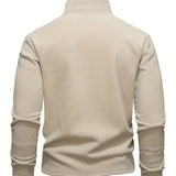 Langford – Pullover in Fleece con Mezzo Zip
