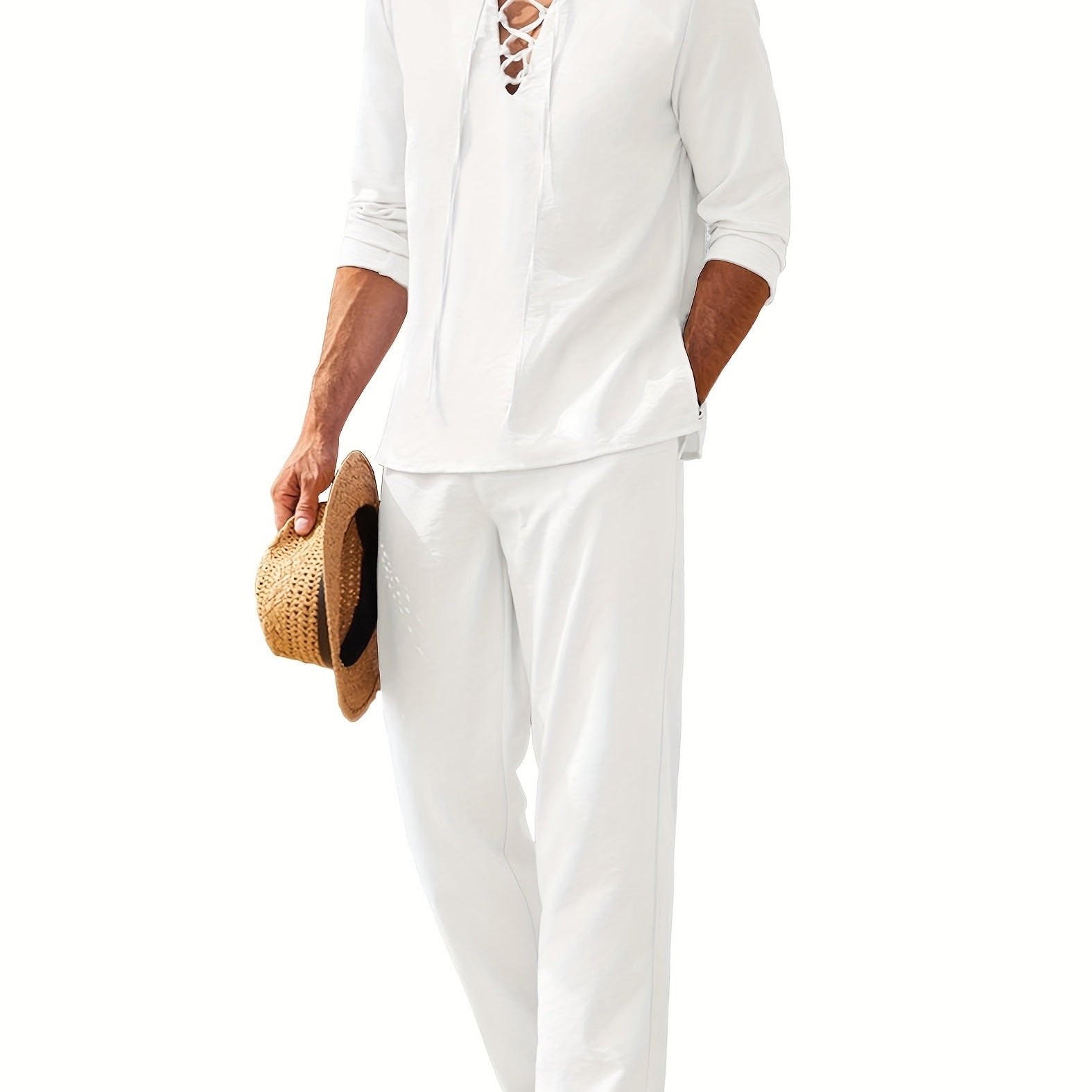 Set di stoffa bianco per uomini