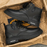 Ambrose - Stivali Casual Eleganti Con Lacci E Zip Robusti