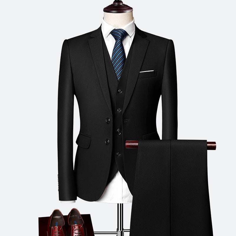 Set di abito formale da uomo 3 pezzi