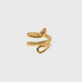 Aubrey | Anello Regolabile a Forma di Serpente