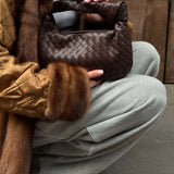 Sienna | Borsa Piccola con Manico Intrecciato