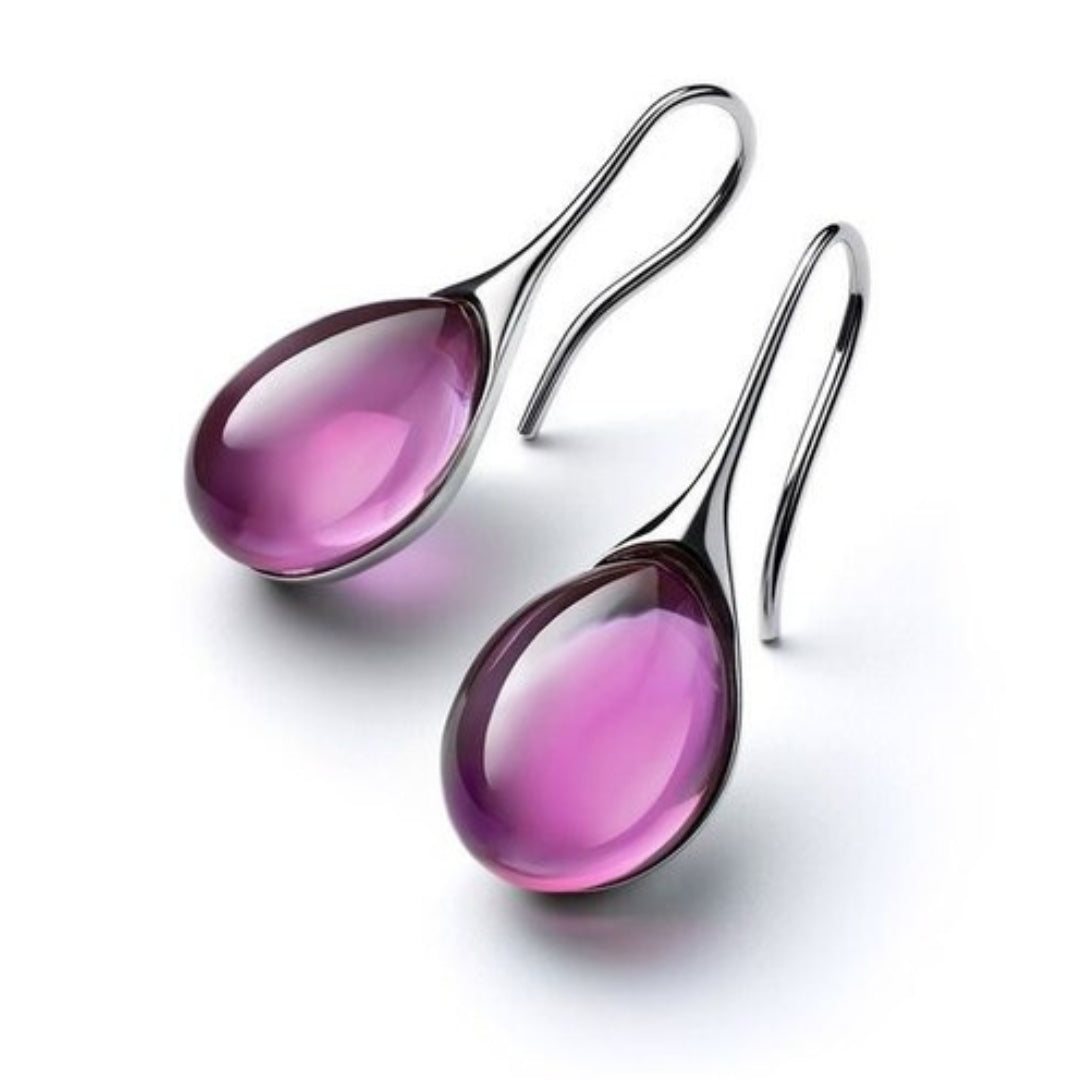 Boucles d'oreilles Zita en cristal - Ultimo Sconto 80%