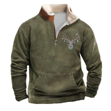 Buffalo | Maglione polare informale con fodera termica