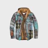 Nohr - Gilet patchwork a quadri, stile parigino