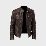 Marc - Giacca In Pelle Da Uomo Elegante E Versatile Qualità