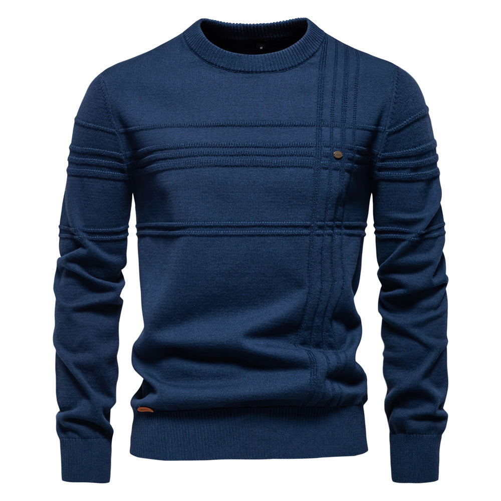Henry - Maglione classico in maglia per uomo