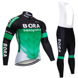 Bora – Set di abbigliamento da ciclismo professionale con maniche lunghe