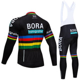 Bora – Set di abbigliamento da ciclismo professionale con maniche lunghe