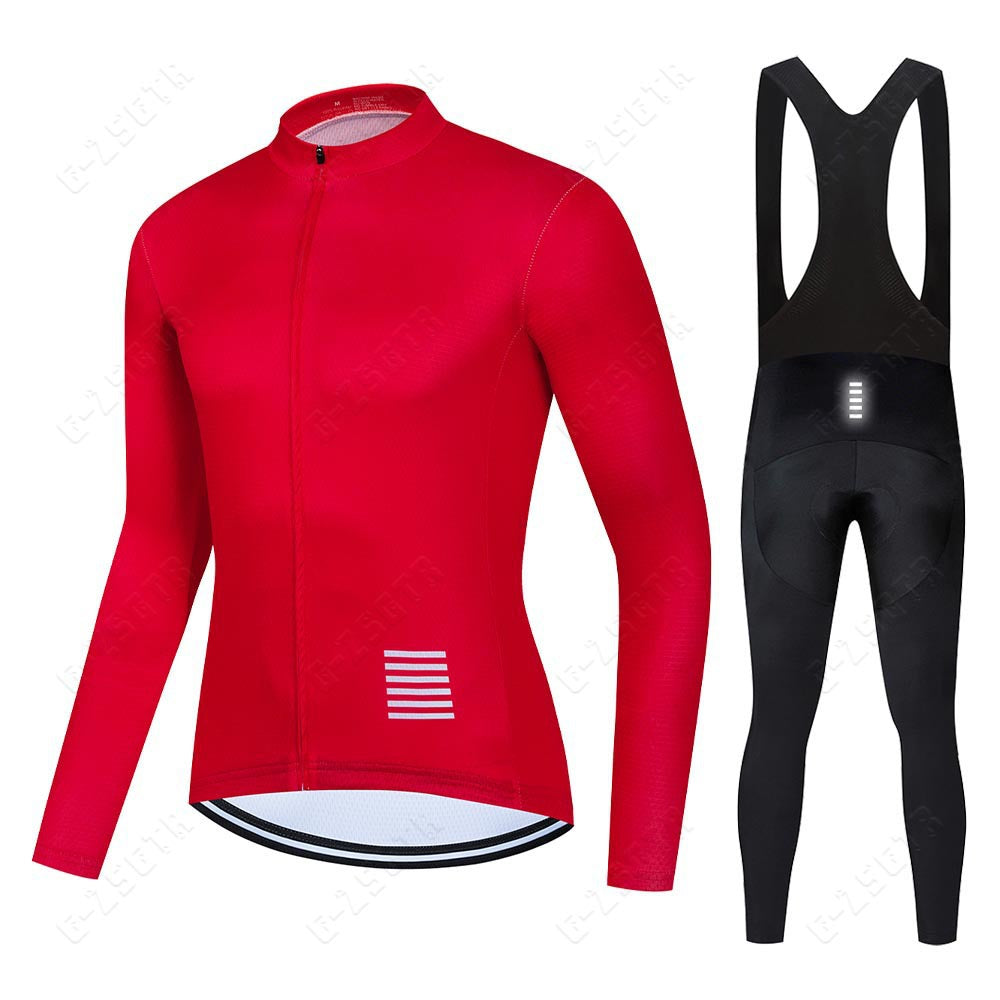 Set di abbigliamento per biciclette professionale con maniche lunghe