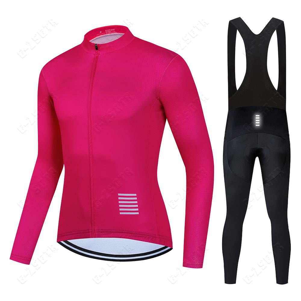 Set di abbigliamento per biciclette professionale con maniche lunghe