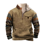 Buffalo | Maglione in pile casual con fodera termica