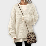Lili - Maglione oversized con motivo a trecce