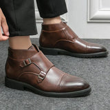 Parker | Stivali doppi Monk-strap in similpelle