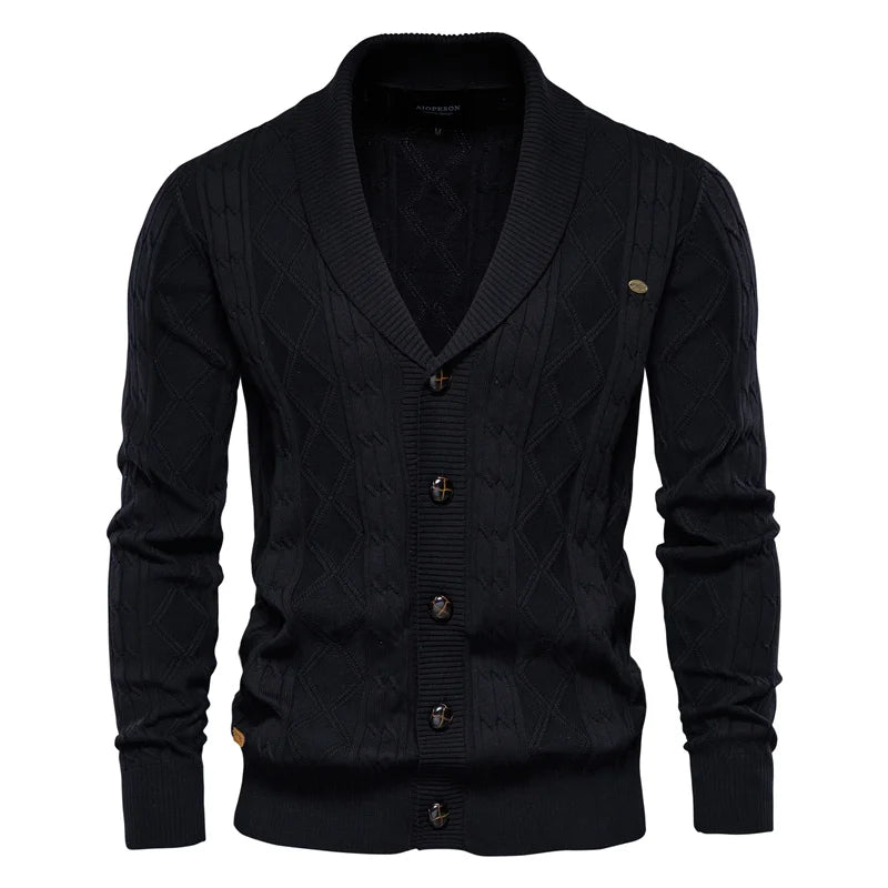 Jeff - Elegante Cardigan Button-Up