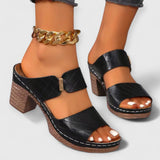 SHARA | Sandali ortopedici con tacco a blocco