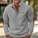 Davenport –  Pullover a mezze bottoni con tasca