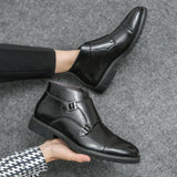 Parker | Stivali doppi Monk-strap in similpelle