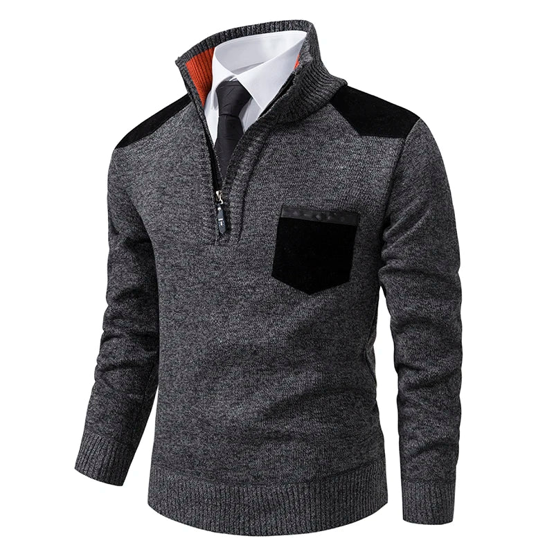 Clinton – Elegante pullover a mezza zip