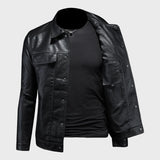 Darius  - Giacca in pelle premium stile moto